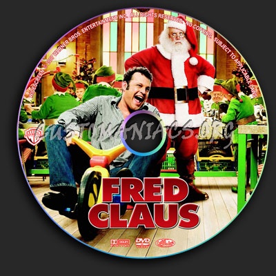 Fred Claus dvd label