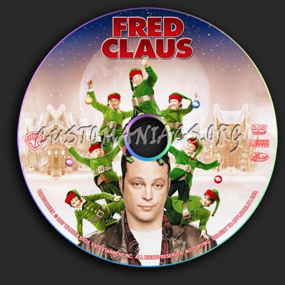 Fred Claus dvd label