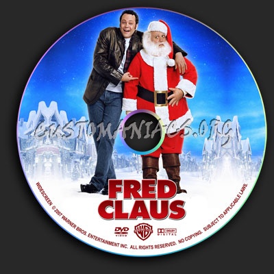 Fred Claus dvd label