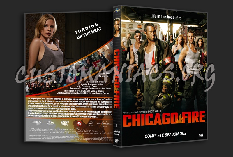 Chicago Fire Season One dvd cover