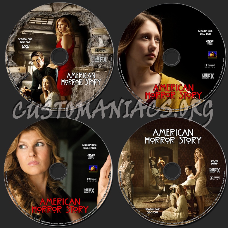 American Horror Story - Season 1 dvd label