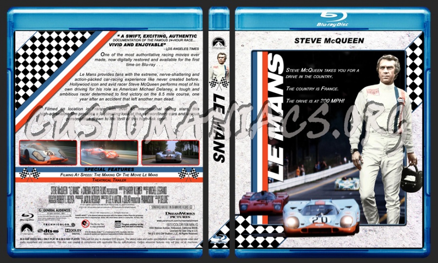 Le Mans blu-ray cover