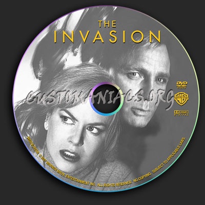 Invasion, The dvd label