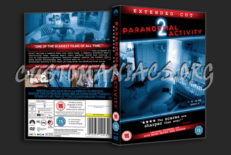 Paranormal Activity 2 dvd cover