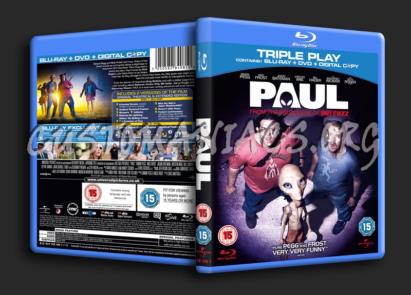 Paul blu-ray cover