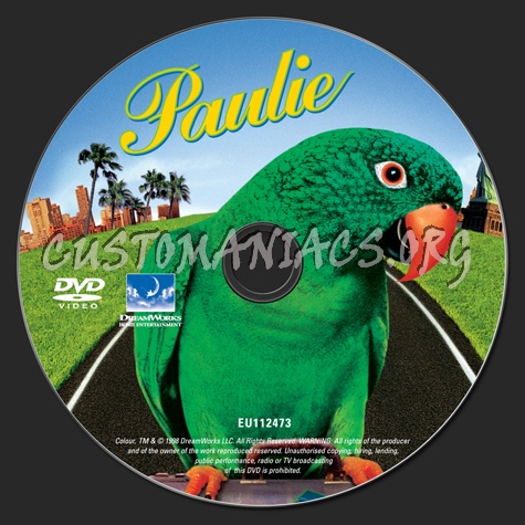 Paulie dvd label