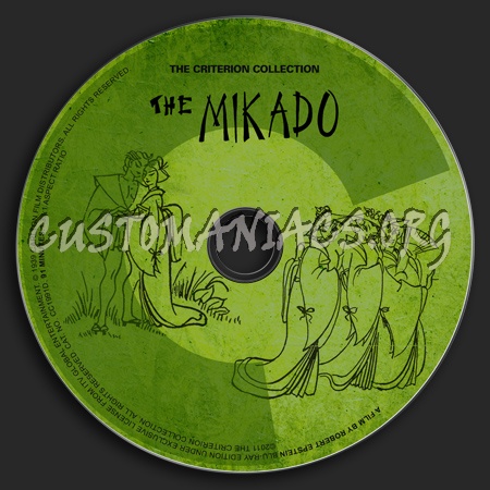 559 - The Mikado dvd label