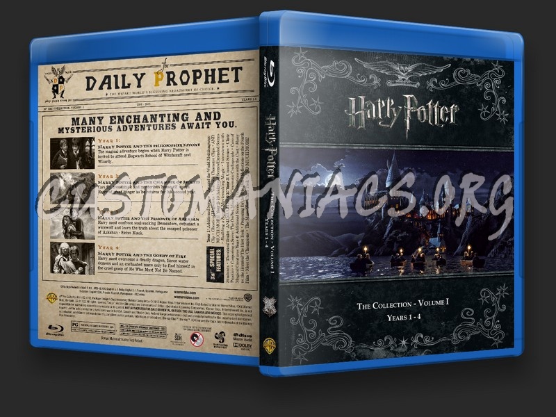 Harry Potter The Collection Vol. 1 blu-ray cover