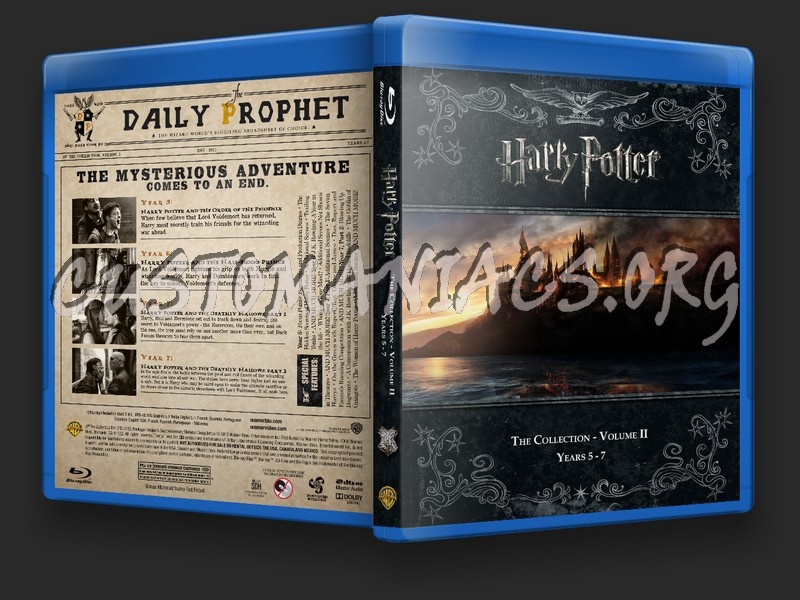 Harry Potter The Collection Vol. 2 blu-ray cover