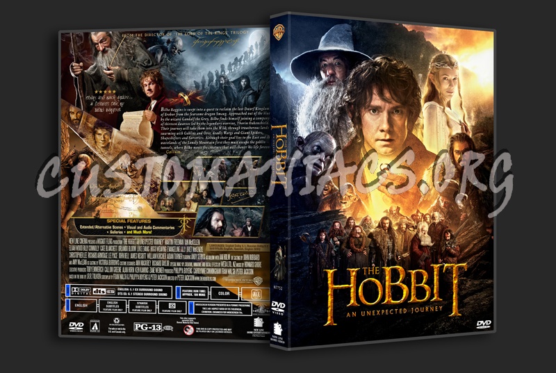 The Hobbit: An Unexpected Journey dvd cover