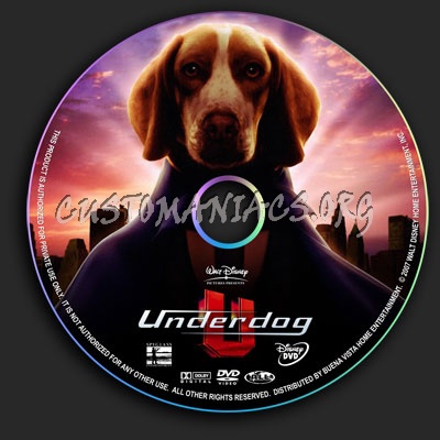 Underdog dvd label