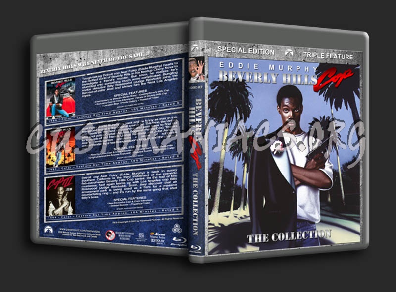 Beverly Hills Cop: The Collection blu-ray cover