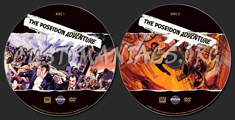 The Poseidon Adventure dvd label