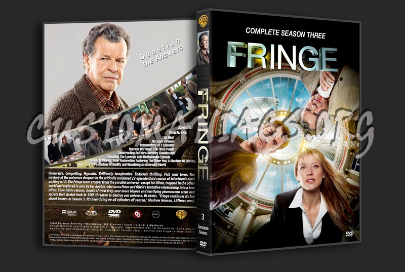 Fringe Season Three dvd cover