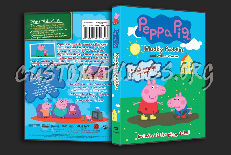 Pepa Pig Muddy Puddles dvd cover