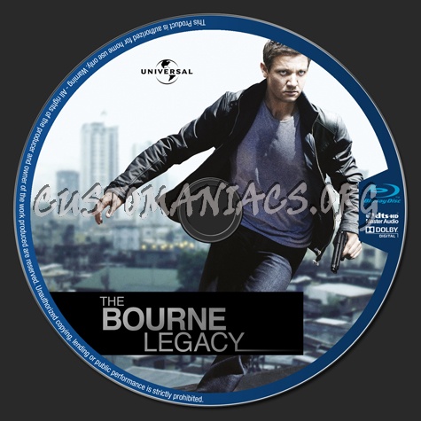 The Bourne Legacy blu-ray label