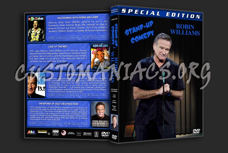 Stand-up Comedy: Robin Williams dvd cover