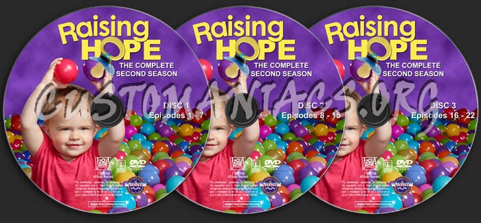 Raising Hope - Season 2 dvd label