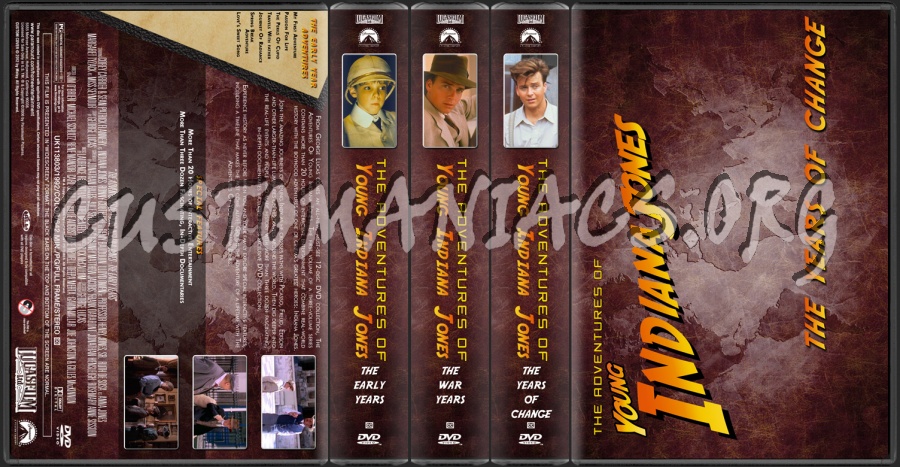 The Adventures Of Young Indiana Jones Complete Collection dvd cover