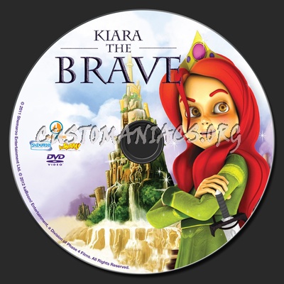 Kiara The Brave dvd label