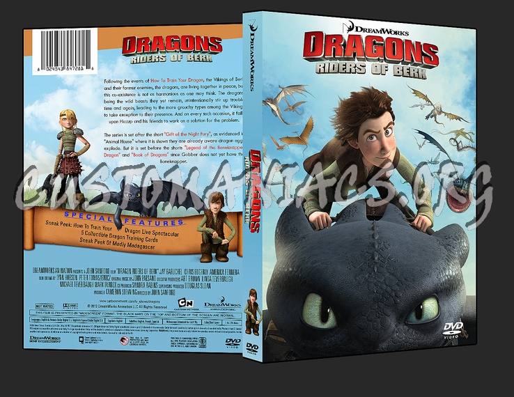 Dragons Riders of berk dvd cover