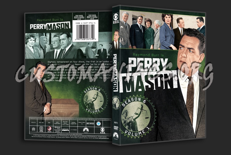 Perry Mason Season 6 Volume 1 dvd cover