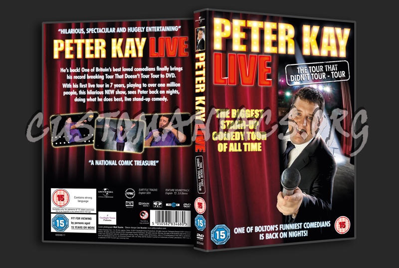 Peter kay Live The Tour that Didn't Tour-Tour dvd cover