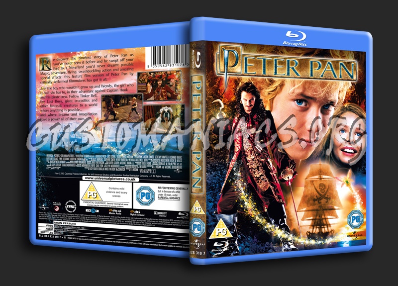 Peter Pan blu-ray cover