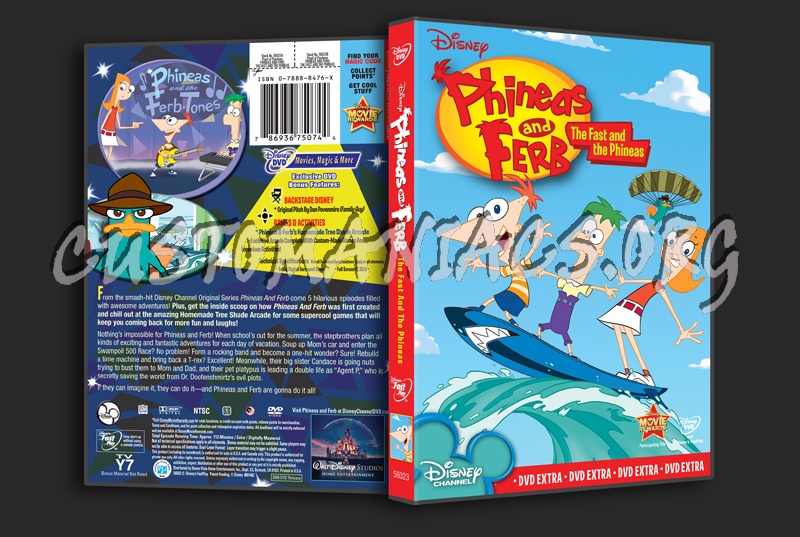 Phineas and Ferb The Fast and the Phineas dvd cover