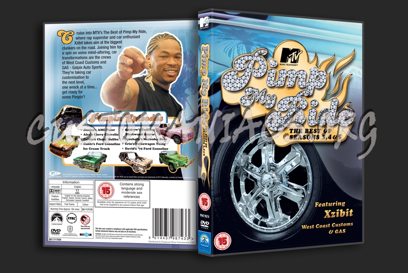 Pimp My Ride The Best of Seasons 3,4 & 5 dvd cover