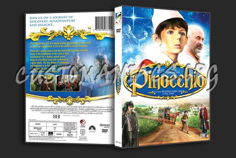 Pinocchio dvd cover