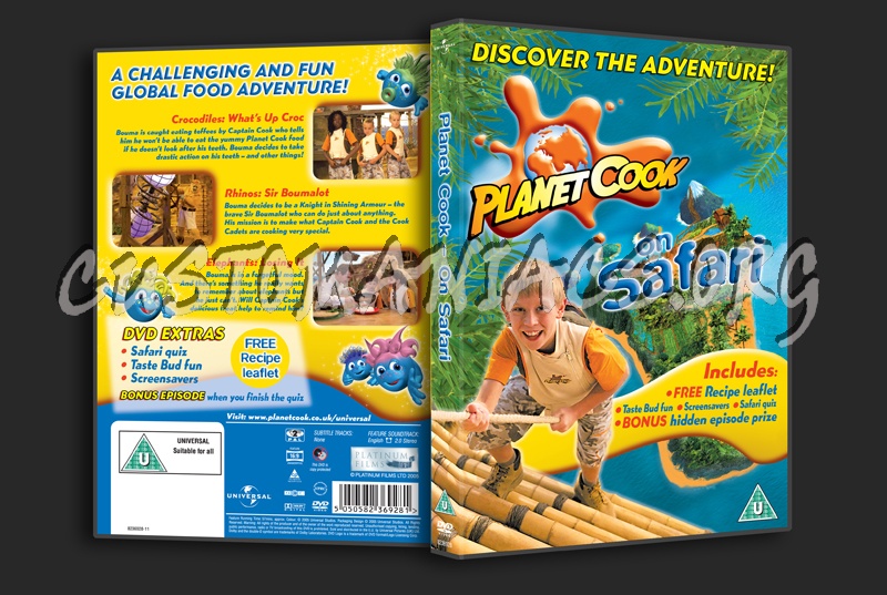 Planet Cook - On Safari dvd cover