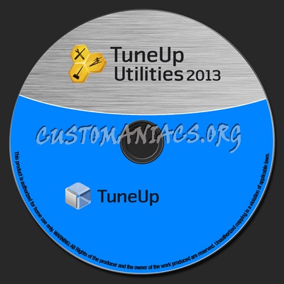 Tune Up Utilities 2013 dvd label