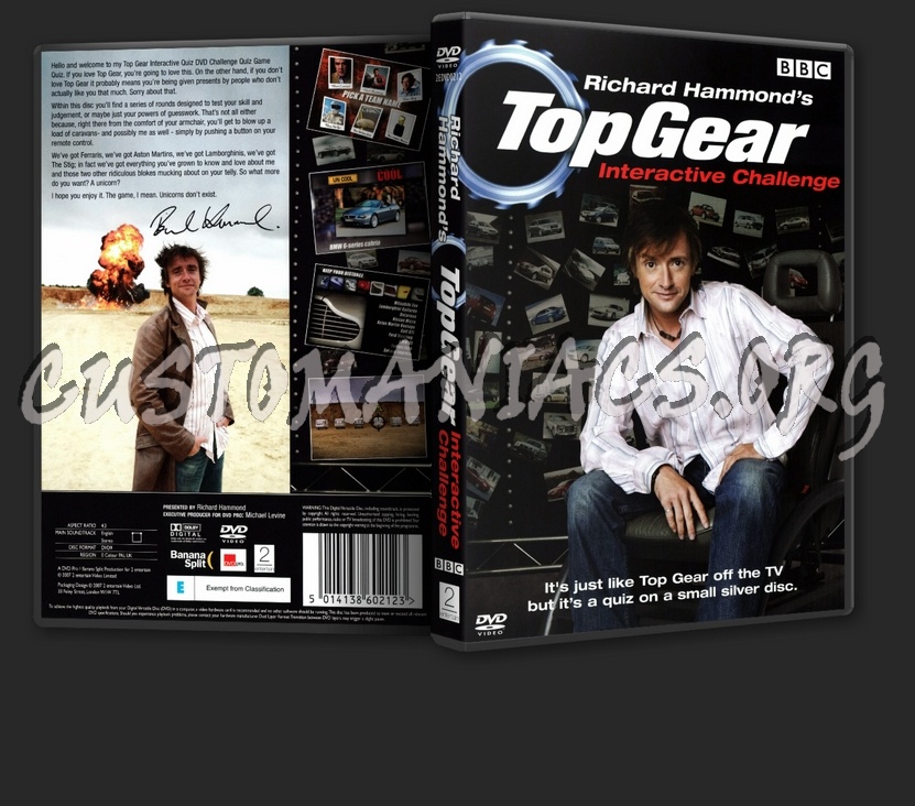 Top Gear (Richard Hammond's) Interactive Challenge dvd cover