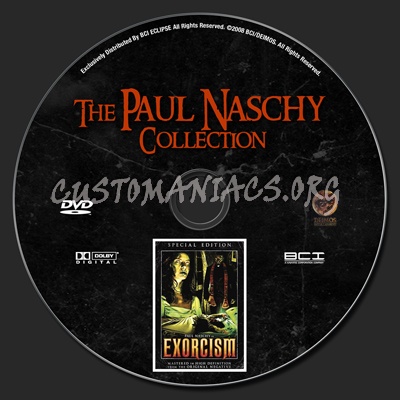The Paul Naschy Collection dvd label