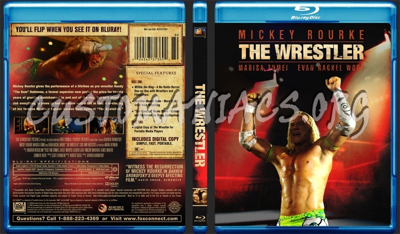 The Wrestler blu-ray cover