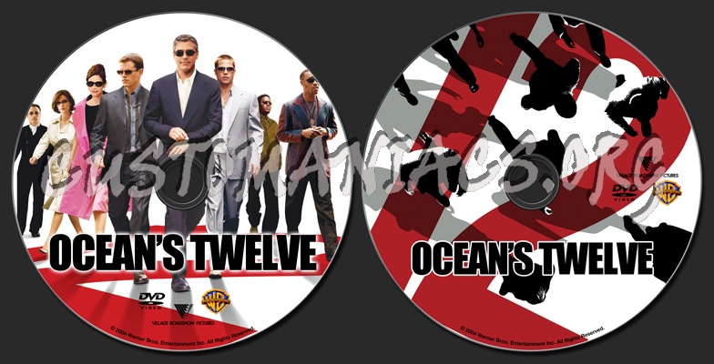 Ocean's Twelve dvd label