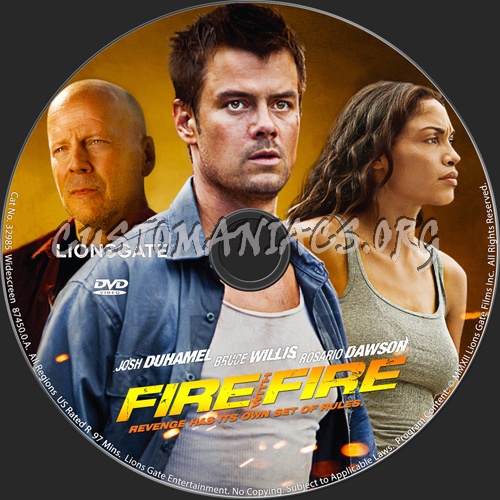 Fire With Fire dvd label