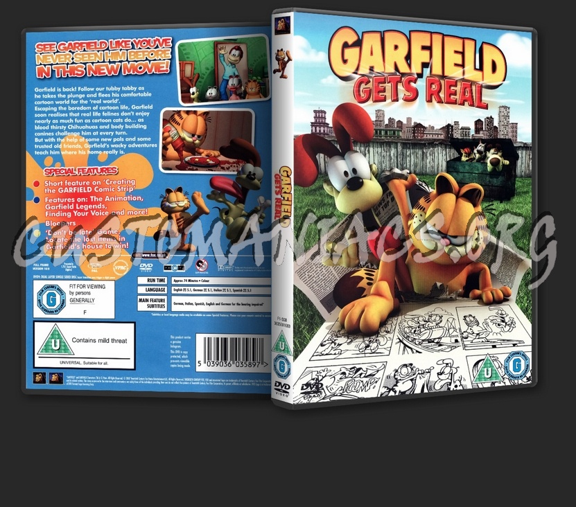 Garfield Gets Real dvd cover