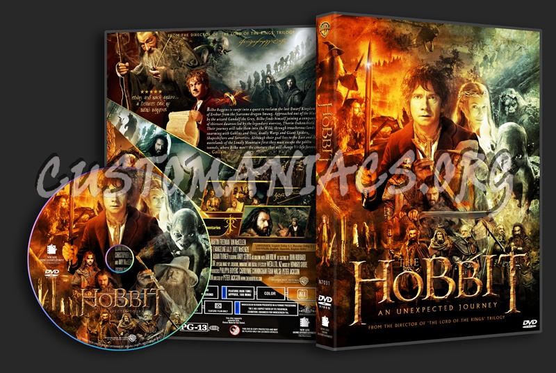 The Hobbit: An Unexpected Journey dvd cover