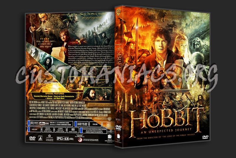 The Hobbit: An Unexpected Journey dvd cover