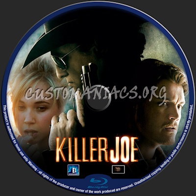 Killer Joe blu-ray label