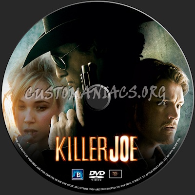 Killer Joe dvd label