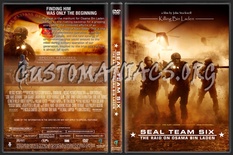Seal Team Six:The Raid on Osama Bin Laden dvd cover
