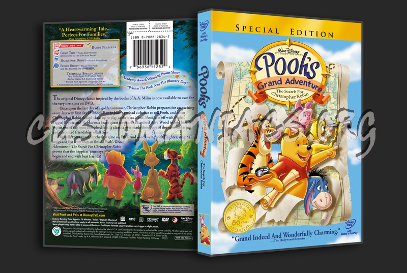 Pooh's Grand Adventure: The Search for Christopher Robin dvd cover