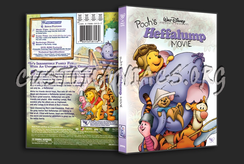 Pooh's Heffalump Movie dvd cover