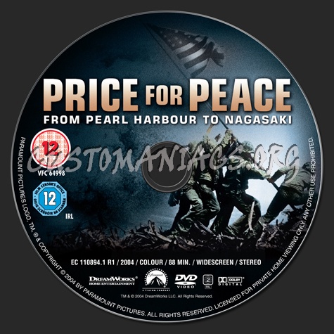 Price for Peace dvd label