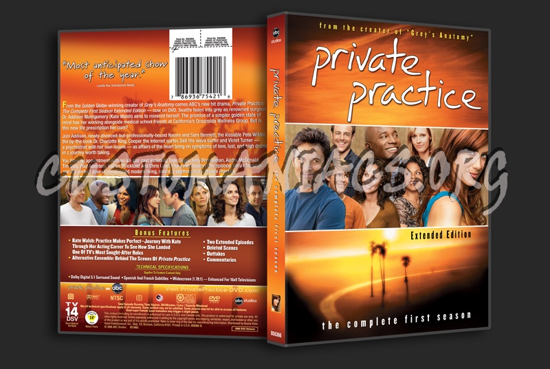 Private Practice Season 1 dvd cover