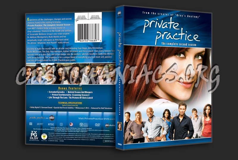 Private Practice Season 2 dvd cover