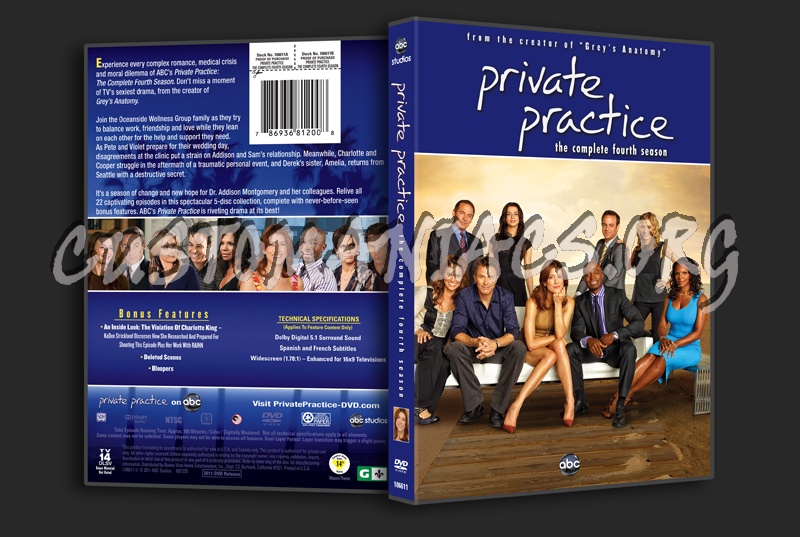 Private Practice Season 4 dvd cover